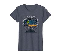 Osez être sans Drogue : Empowering Anti-Addiction Message T-Shirt, Femme, Bleu Chiné, XS