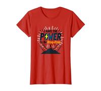 Osez être sans Drogue : Empowering Anti-Addiction Message T-Shirt, Femme, Rouge, XS