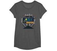 Osez être sans Drogue : Empowering Anti-Addiction Message T-Shirt, Fille, Asphalte, XS