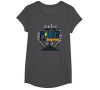 Osez être sans Drogue : Empowering Anti-Addiction Message T-Shirt, Fille, Chiné Foncé, XS