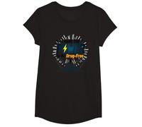Osez être sans Drogue : Empowering Anti-Addiction Message T-Shirt, Fille, Noir, XS