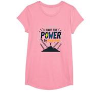 Osez être sans Drogue : Empowering Anti-Addiction Message T-Shirt, Fille, Rose, XS
