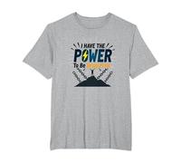 Osez être sans Drogue : Empowering Anti-Addiction Message T-Shirt, Homme Grandes Tailles, Gris Chiné, 6X Tall