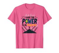 Osez être sans Drogue : Empowering Anti-Addiction Message T-Shirt, Homme, Rose Chiné, XL