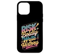 Osez Le Risque d'écrire l'histoire Coque pour iPhone 12 Mini