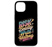 Osez Le Risque d'écrire l'histoire Coque pour iPhone 13