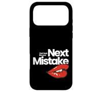 Osez risquer : « Your Next Mistake » Graphic Red Lips Flirt Coque pour iPhone 17 Pro Max