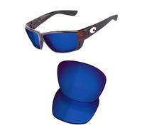 OSharp Verres de rechange pour lunettes de soleil Costa Del Mar Tuna Alley - Protection UV et ajustement parfait