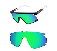OSharp Verres de rechange pour lunettes de soleil Oakley BXTR OO9280 - HD polarisés, effet miroir, protection UV et ajustement parfait, Miroir vert jade - HD polarisé