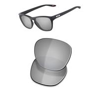 OSharp Verres de rechange pour lunettes de soleil Oakley Manorburn OO9479-56 mm - HD polarisé, miroir, protection UV, Miroir argenté chromé - HD polarisé