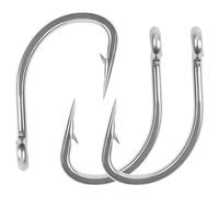 O'Shaughnessy Lot de 50 hameçons à tige courte avec pointe en ligne Taille 1#-5/0