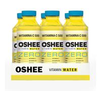 OSHEE Vitamin Zero Vitamin C Water 6 x 555ml - Electrolyte Hydration Drink with Vitamin C, Vitamins & Minerals, Immune Support & Energy Boost, Sugar-Free, Ready-to-Drink