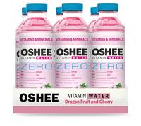 OSHEE Vitamin Zero Water 6 x 555ml - Electrolyte Hydration Drink with Vitamins & Minerals, Hydration Support & Energy Boost, Sugar-Free, Ready-to-Drink