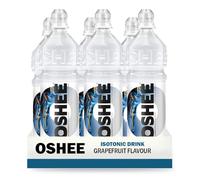 OSHEE Zero Grapefruit Sports Drink 6 x 750ml - Electrolyte Hydration Drink with Vitamins & Minerals, Energy & Rehydration Support, Sugar-Free, Ready-to-Drink