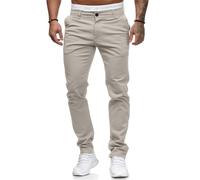 Osheoiso Hommes Chino Pantalon Couleur Unie Chic Pantalon Décontracté Coupe Ajustée Pantalon Eté Streetwear Moulants Trekking Cargo Pantalon Extensible A Kaki XXL
