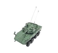 Oshhni 1: 72 Échelle Puzzle 4D Réservoir Modèle Véhicules de Reconnaissance Véhicules Blindés sur Chariot pour Cadeau Table Scène Décor de Table, VERT