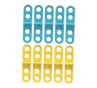 Oshhni 10 charnières ondulées pour la construction, outils et fournitures de bricolage, jouets éducatifs et créatifs pour parents enfants.