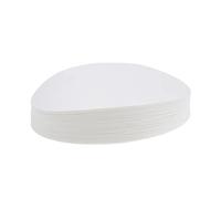 Oshhni 100 Pièces Quantitatif Ashless Filtration Circulaires Papier Analyse Laboratoire Facilité de Séparation Acide Lavé Convient à, blanc, 12.5cm
