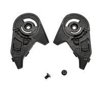 Oshhni 2 Pièces Base de Visière de Casque Support Plaque Remplaçable Installation Simple Matériau Polypropylène Convient aux Amateurs de Entretien