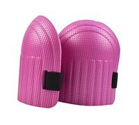 Oshhni 2 Pièces Genouillères Coussinets EVA Protection Absorption Chocs Étanche Léger Réglable Convient Au Nettoyage Jardinage Entretien Voiture Installation, Rose