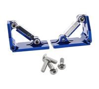 Oshhni 2 volets de compensation réglables bleus, pièce de réglage de l'équilibre de la coque du catamaran, accessoires en alliage d'aluminium pour