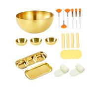 Oshhni 26 accessoires soin du visage pour esthéticienne, plateau soins la peau, bol service polyvalent pour le visage, idéal pour les soins