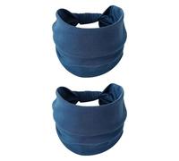 Oshhni 2pcs Bandanas Bandanas Stretch Belt Washable Lightweight Band Sweat Band for Riding Basketball Gym Fitness Cross Training, Bleu