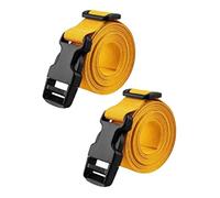 Oshhni 2PCS Golf Charille Chariot Sacclaps Scraps de Lavage pour Les Sacs de Valise Reliant 100 cm, Or