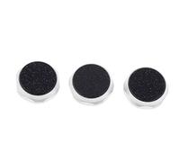Oshhni 3 Pièces Boutons de Pistons Trompette clés Couvercles de Touches Remplacement Instrument En Pierre Naturelle Alliage Adapté à La Réparation Acce, Le noir, 1.5x1.5cm
