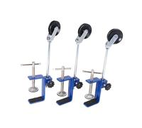 Oshhni 3 Pièces Poulie Physique Expérimentale Tige Support Fixée Système Bloc et Poulie Outil Décomposition Synthèse Mécanique Matériau Métal Résistant Utili, Type A Blue