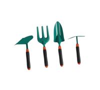 Oshhni 4x ensembles de jardinage des tout-petits, jouet extérieur de prétendent, jouet d'activité éducative, mini truelle et fourche pour enfants, Vert