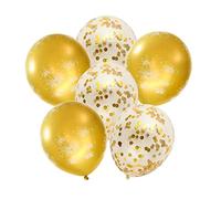 Oshhni 6 Pcs Ballons Remplis de Confettis 12 "Ballon Anniversaire Décorations de -