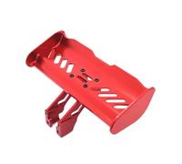 Oshhni Aileron arrière en aluminium RC, aileron arrière robuste, Modification 1:14 1:12, support d'aile arrière pour 144001 124019 144016 4001R, Rouge