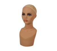 Oshhni Bald Mannequin Head Training Head avec maquillage portable Portable Professional Cosmétologie Face Perre, Db02