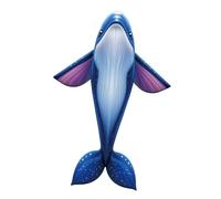Oshhni Baleine Facile à Piloter pour Adultes, résistant aux déchirures, pour Enfants, Jouet Volant pour Parc, Cour, Plage