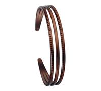 Oshhni Bandeau à trois rangées pour femmes, pour cheveux longs, courts, épais ou fins, pince à cheveux, Brun