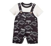 Oshhni Barboteuse D'été à Manches Courtes pour Nouveau-né, Combinaison pour, Body pour Bébé, Accessoires de Photographie, Tenue Quotidienne de Fête, 12 à 18 mois