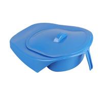 Oshhni Bassin de lit pour femmes âgées, ferme, épais, léger, facile à nettoyer, confortable, avec couvercle, récipient à pipi robuste pour usage domestique.