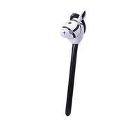 Oshhni Bâton Gonflable Jouet Performance Prop Stick Cheval Portable Portable créatif Fun Riding bâton pour la fête sur Le thème du Cheval, Noir