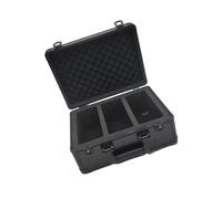 Oshhni Boîte de Rangement de Cartes de Collection Sport Divisée Étui Rigide Imperméable Portable En Alliage D'Aluminium avec EVA Adapté Aux Cartes PSA BGS SG, 3 Emplacements pour Cartes