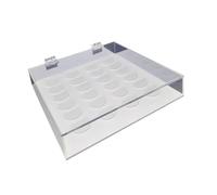 Oshhni Boîte de rangement pour cils, support pour cils à usage personnel, vide, multifonction, robuste, organisateur de faux cils, présentoir pour cils