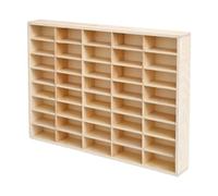 Oshhni Boîte de Séparation en Bois pour Voitures Jouets, étagère D'affichage Murale pour Objets de Collection, Grille 40