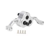 Oshhni Boîtier de Transfert RC Voiture Modélisme En Aluminium Alliage Châssis Transmission Roulement Ajustable Fonction Puissance Adapté Aux Véhicules Téléco, Argent