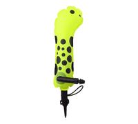Oshhni Bouée de marquage de Surface pour plongée, bouée Gonflable, équipement de plongée, Mini Tube de signalisation pour la Chasse sous-Marine en extérieur, Jaune Fluo