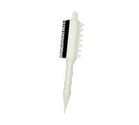 Oshhni Brosse à crêper portable, facile à utiliser et robuste, idéale pour crêper les cheveux et réaliser des coiffures de salon avec des sections définies, Blanc
