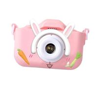 Oshhni Caméra pour Enfants avec Jeux Educatifs, lapin rose
