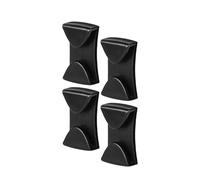 Oshhni Casque et Masque de Ski, Support Masque, Fixation Pratique, antidérapant, résistant aux Chocs, Portable et Multifonctionnel, Noir 4 Pièces