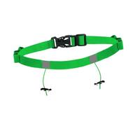 Oshhni Ceinture Porte-dossard de Triathlon avec Passants, réfléchissante, à Fixation Rapide, pour Coureurs, Cyclistes et Sportifs (Femmes et Hommes), Vert