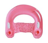 Oshhni Chaise Flottante Gonflable pour Piscine, siège de Piscine léger en PVC pour Adultes, pour piscines d'été et Lacs extérieurs, Rose