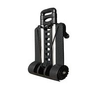 Oshhni Chariot à bagages multi-usages chariot de chariot portable 50kg/110lbs poignée réglable camion à main pliant pour faire du shopping intérieur